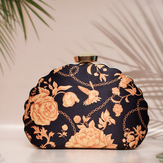 Handcrafted Floral Evening Bag