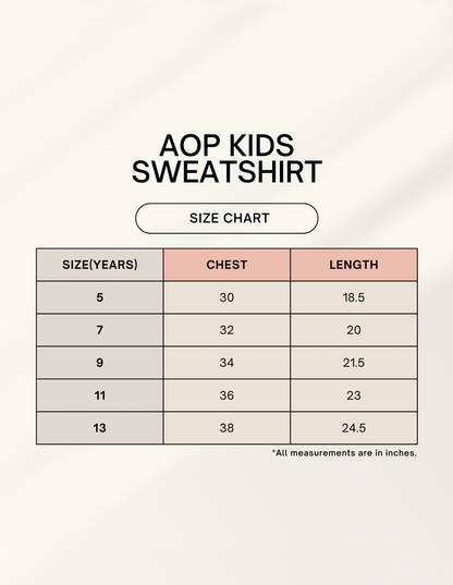 Emerald Garden Kids Printed Sweatshirt