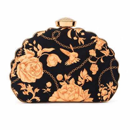 Handcrafted Floral Evening Bag