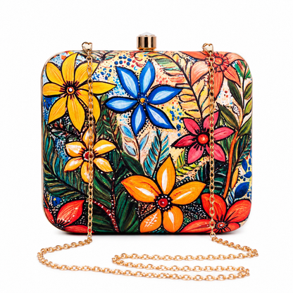 ColorPop Floral Box Clutch